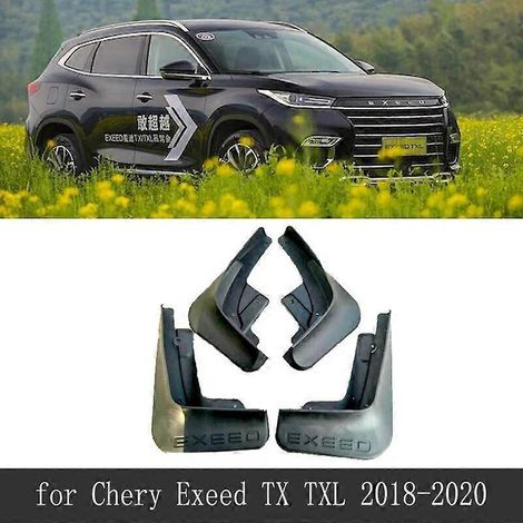 Garde-boue pour Chery Exeed TX TXL 2022 VX LX 2018-2023, bavettes de protection contre les projections, accessoires pour roues avant et arrière -- pour TX TXL 2018-2020 (1/5)