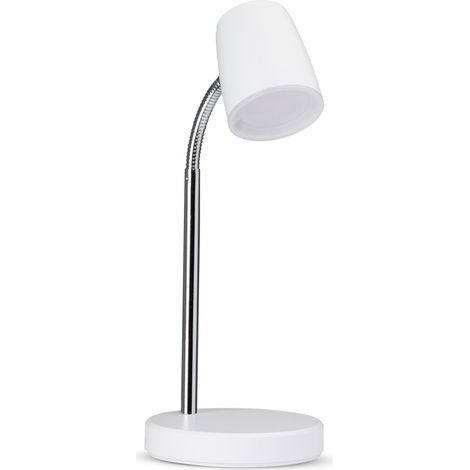 Litecraft Glow Table Lamp 3.5 Watt Integrated LED Adjustable Task Light - White (1/5)