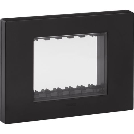 Calotta stagno IP55 supporto 503 Vimar Linea nero 30943.02