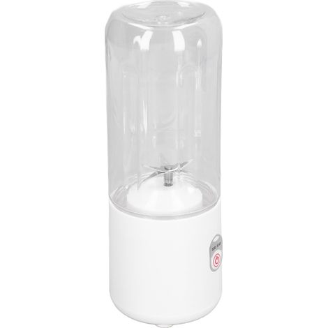 Mixeur portable multifonction 6 lames rechargeable USB, mini-mixeur à fruits, presse-agrumes, gobelet pour la maison et les étudiants, 500 ml, blanc (1/5)