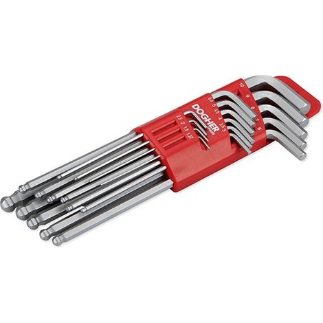 Sechskant rot XL 15tlg 1.27-10 Maulschlüssel Satz DOGHER 605-089