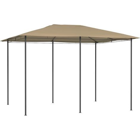 Gazebo  Chiosco 3x4x2,6 m Grigio Talpa 160 g/m² (1/5)