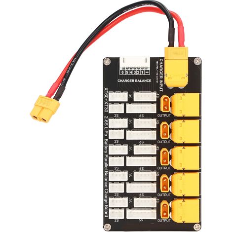 Carte de charge parallèle pour batteries LiPo XT30/XT60 (compatible avec les batteries lithium 2 à 6S) pour chargeur IMAX B6 (1/5)