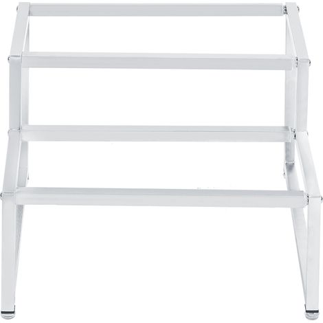Support mural extensible 35-60cm pour pots de confiture, 2 étages en acier inoxydable (1/5)