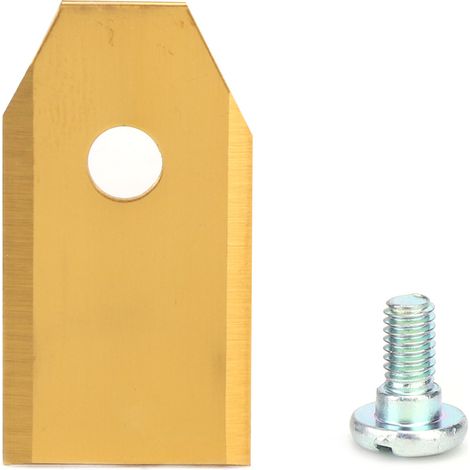 Titanbeschichtete Rasenmähermesser, Mährobotermesser, 35180,75 mm, 30 Messer pro Packung. (1/5)