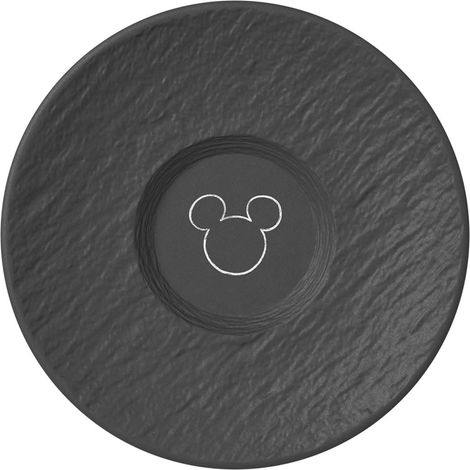 sous-tasse à café, noir, résistant au lave-vaisselle/micro-ondes, look ardoise caractéristique avec décor à la craie (1/5)