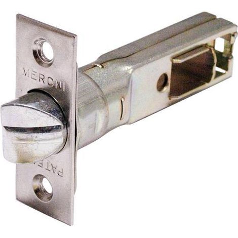 SCROCCO PER SERRATURA PREMI/APRI E60 MM FRONTALE NICHELATO