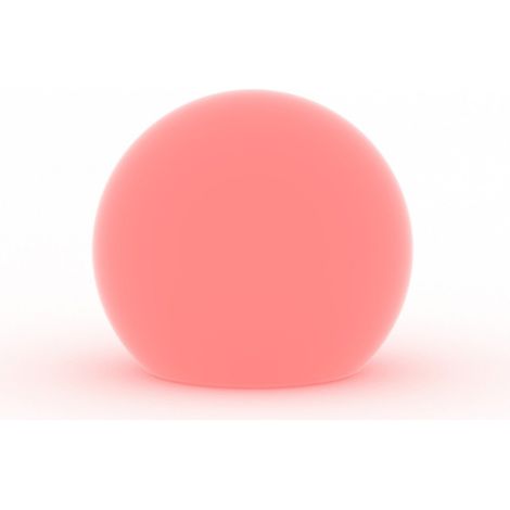 Lampada sfera luminosa da giardino mod. Hoop Ø 40 cm Luce Rosso con Cavo (1/5)