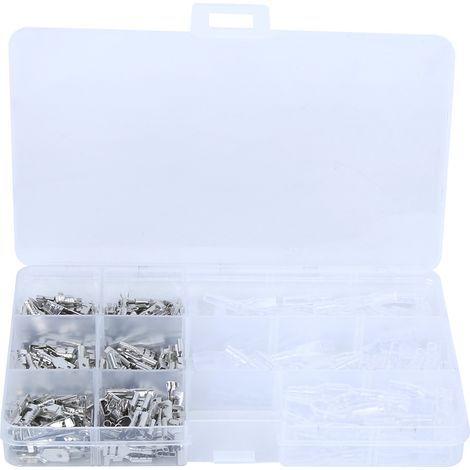Set mit 270 isolierten weiblichen Klemmen für elektrische Kabel und Drähte (1/5)