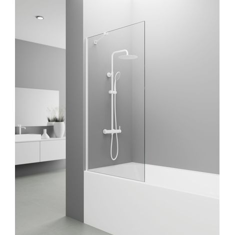 Panel de Bañera Fijo Screen Blanco Transparente 85 cm - GME (1/3)