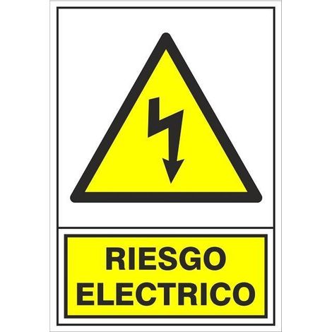 DUVER señal 312 plast.420x297''riesgo electric'' , 0UNIDADES