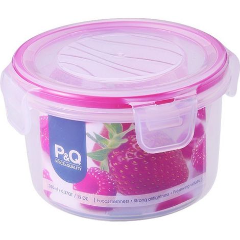 Boîte alimentaire hermétique plastique ronde 350ml - Lock & Lock