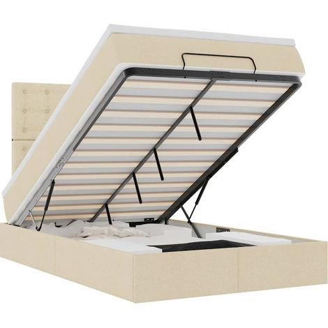 Maison Exclusive - Estructura de cama otomana con colchón tela cr