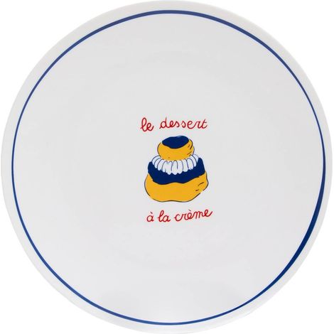 6er-Set Dessertteller „Fra ronde“, Durchmesser 19 cm, blau - (1/5)