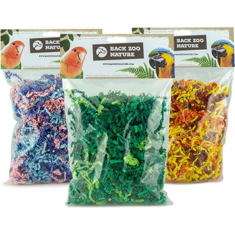 Crinkle Paper FOREST Mix - Set di carta colorata per imbottire i giocattoli - JUNGLE COLOR (1/3)