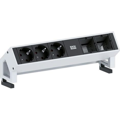 Bachmann Desk 2 regleta de escritorio negra diseño moderno