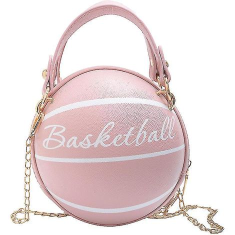 Sac de basket-ball rose en cuir pour femme - A1-ROSE (1/5)