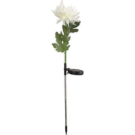 Lampe solaire chrysanthème LED 2022, à poser au jardin, pour terrasse, pelouse, cour, allée ou chemin. Décoration idéale pour la décoration extérieure.