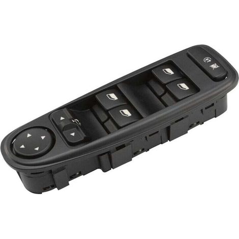Commande Leve Vitre C4, Panneau de Contrôle Fenêtres Gauche 6554.YH Commutateur Interrupteur Bouton pour Citroen C4 Grand Picasso 96639383ZD