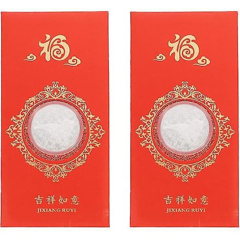 2 enveloppes rouges traditionnelles