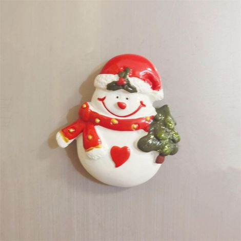 Magnets Réfrigérateur - Décoration Festive 3D en Résine - Style Père Noël - Pour Frigo, Casier, Tableau Blanc, Porte de Garage - Lot de 1 (1/4)