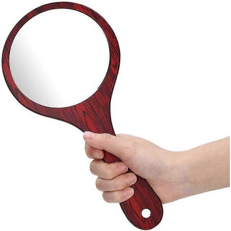 Miroir de poche grossissant 15x 20241X, miroir de poche pliable double face pour femme avec poignée réglable (1/5)