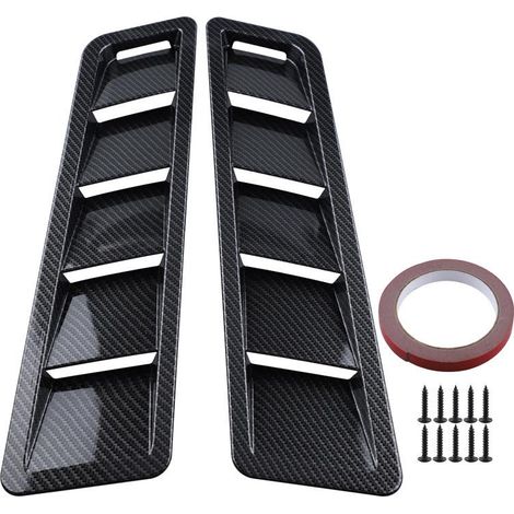 Accessoire de modification automobile : Panneau d'admission d'air de capot et grille d'évacuation de chaleur en ABS (1/5)