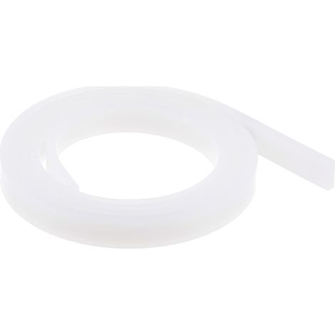 Bande de silicone solide et flexible sourcing map, rouleau rectangulaire sans adhésif 1 cm x 3 m