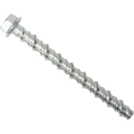 Masonmate 0856M490030 Flangehex Concrete Screwbolt M6 x 30mm 100 MAMSBFM630
