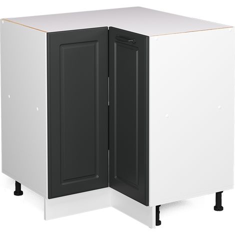 Meuble d'angle R-Line, Anthracite campagne, 75.6 cm sans plan de travail, Vicco (1/5)