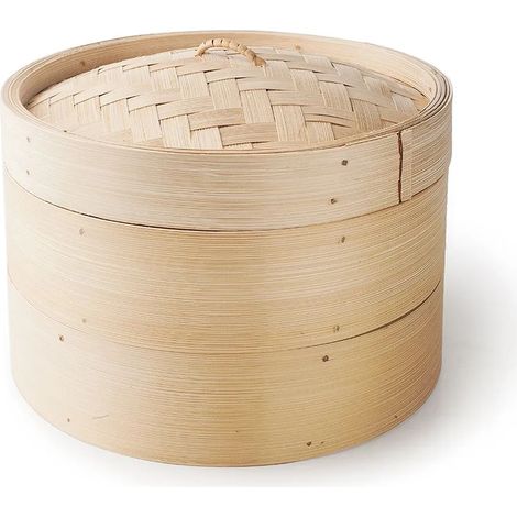 Kochgerät ibili bamboo steamer 26 cm zwei Ebenen