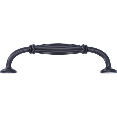Poignée de meuble en alliage de zinc noir, bouton de tirage pour armoire, accessoire de quincaillerie pour meubles de maison (1/5)