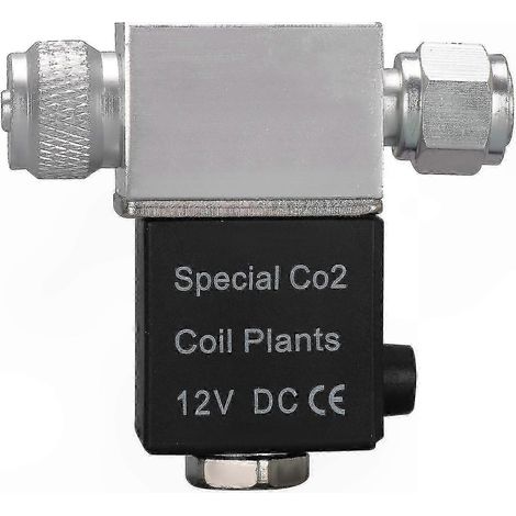 Aquarium-CO₂-Regler mit M10-Anschluss und 12-V-DC-Magnetventil – Präzise und zuverlässige Gasregelung, energiesparendes Magnetventil für Aquarien, effiziente CO₂-Zufuhr (1/5)