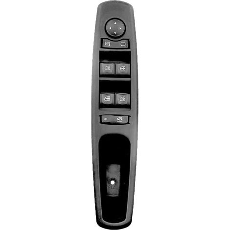 Interruttore Alzacristalli Renault Megane MK3 – 13 Poli Plug-and-Play, Nero Arancione – Plastica Resistente – Design Elegante – Ideale per Lato Guida (1/5)