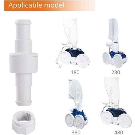 Raccord Rotatif - D20 - Pour Tuyau D Arrosage - Compatible Robot Nettoyeur Piscine - Lot De 3 Avec 6 Embouts D15 (1/4)
