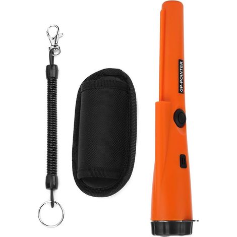 Détecteur de métaux portable Pinpointer , ABS étanche, haute précision, système d'alarme à lumière vibrante Dispositif professionnel portatif de détection de pièce de monnaie d' (1/5)