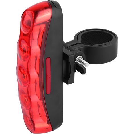 Lampe arrière étanche 5 LED haute luminosité pour vélo de montagne et bicyclette (1/5)