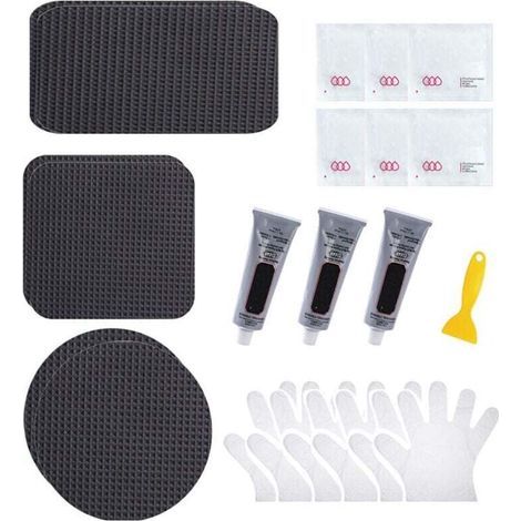 Kit de réparation de trampoline de 7 pièces pour réparer les trous ou les déchirures des tapis de trampoline (1/2)