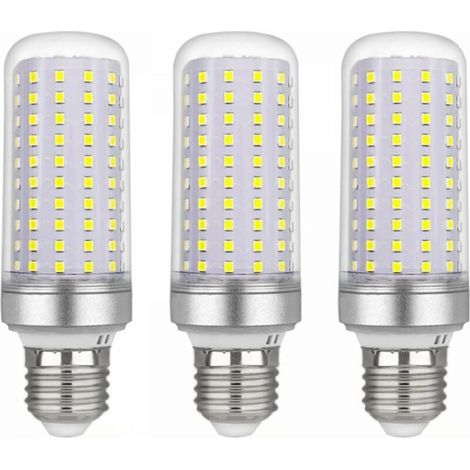 E27 Led Corn Bulb 30w, AC175-265V, Cool White 6000K 2500LM, Non-Dimmable, 300W Halogen Bulb Equivalent, Led Corn Bulb for Chandeliers, Ceiling Lights, Table Lamps and Floor Lamps, Pack of 3 (1/4)