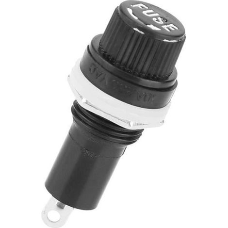 Porte-Fusible - Pour Fusibles Tube 5x20 mm - Blanc - 20 Pièces (1/4)