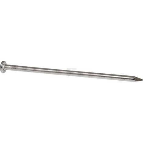 Clous - Zingué - Diamètre 4 mm - Longueur 101,6 mm - Pour Charpente Et Menuiserie - 1 kg