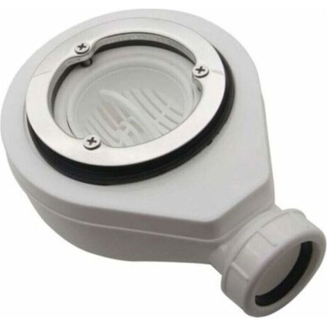 Bonde de douche Ø90 mm sans capot – Drainage efficace pour receveurs extra plats – Débit 45 L/min en polypropylène résistant (1/5)