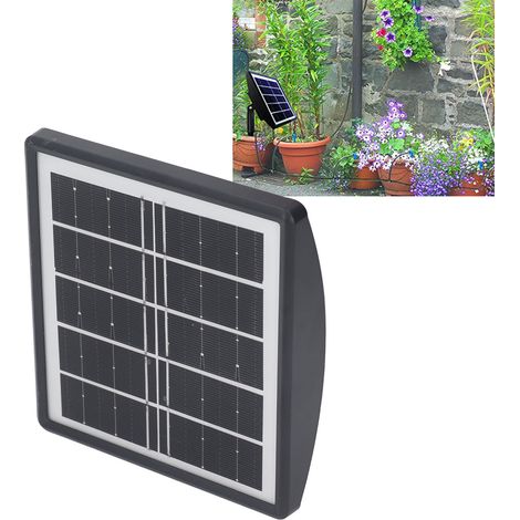 Kit d'irrigation par aspersion solaire avec minuterie, étanche IP67, système d'arrosage automatique pour serre, jardin et pelouse.