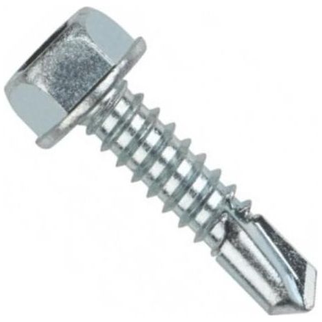 (6,3X50) TORNILLO AUTOTALADRANTE DE CABEZA HEXAGONAL TORNILLO(100U) - INDEX