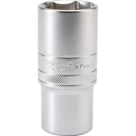 Draper 27mm Square Drive 1/2 Inch Deep Metric Socket (6-Point) for Heavy-Duty Applications (1/5)