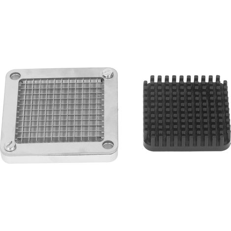 Lame de coupe-frites professionnelle en acier inoxydable pour machine manuelle à couper les pommes de terre, concombres, aubergines et carottes (6 mm / 0,24 po). (1/5)