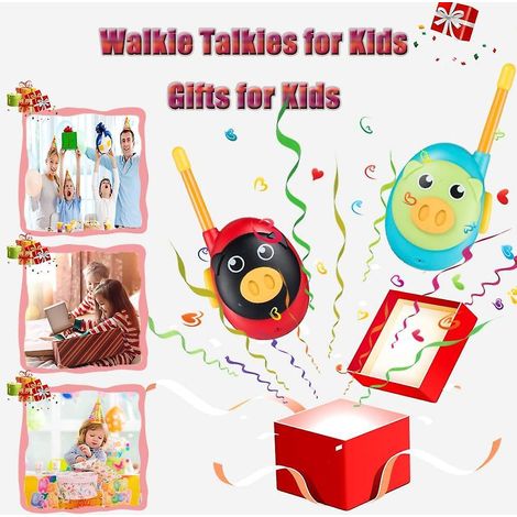 walkie Talkie Set Of 2, Walkie Talkie Set Kids Radios 1km Range Walkie Talkie Kids Gift Suitable For Boys And Girls (1/5)