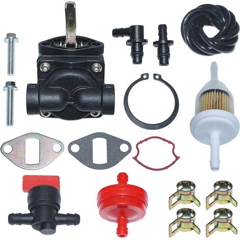 1255902-S Pompe à carburant avec kit de collier de ligne de filtre à carburant pour Kohler 1255901-S 1239303 1255901 12 559 02-S 12 559 01-S 12 393 03 CH CV moteur 11-16 Hp (1/5)