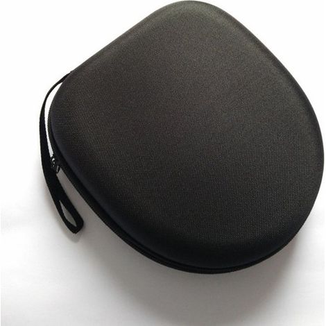 Étui de transport pour casque audio, pochette de rangement rigide universelle pour casque audio - convient à la plupart des marques/casques Bluetooth/HiFi/filaires (noir) (1/5)