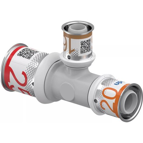 Uponor S-Press PLUS Raccordo a T ridotto PPSU 25-16-20, 1039954